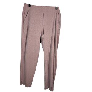 Athleta Active Pant 16 Pink Performance Sporty Ankle Tailored Preppy Resort 80s